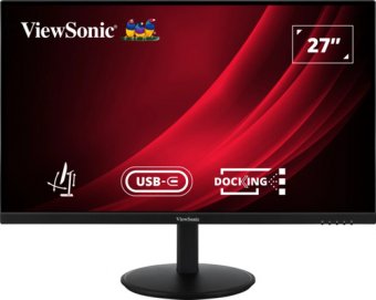 ViewSonic VG2709U-2K - Écran LED - 27" - 2560 x 1440 QHD @ 100 Hz - IPS - 350 cd/m² - 1000:1 - HDR10 - 4 ms - HDMI, DisplayPort, USB-C - haut-parleurs 