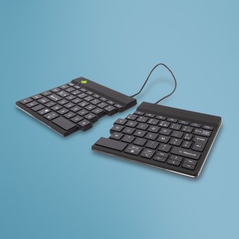 R-GO TOOLS Clavier ergonomique Split Break, divisé, Bluetooth noir - disponible 24 / 48h 