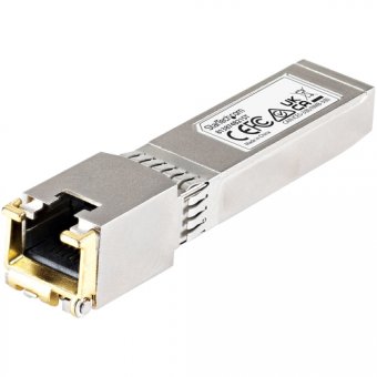 StarTech.com Module SFP+ RJ45 compatible HP 813874-B21 - Adaptateur SFP / Mini GBIC en cuivre 10GBASE-T jusqu'à 30 m - Garantie à vie - Module transmetteur SFP+ (équivalent à : HP 813874-B21) - 10GbE - 10GBase-T - RJ-45 - jusqu'à 30 m 
