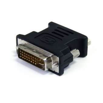 StarTech Adaptateur DVI-I vers VGA HD15 - Mâle / Femelle - Paquet de 10 - Noir - Adaptateur VGA - HD-15 (VGA) (F) pour DVI-I (M) - moulé, vis moletées - noir (pack de 10) 