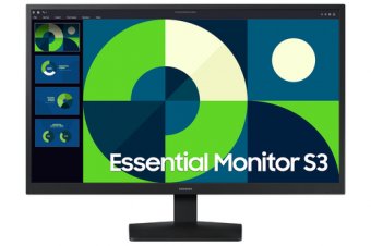 Samsung Essential S3 S24D310EAU - S31D Series - écran LED - 24" - 1920 x 1080 Full HD (1080p) @ 75 Hz - VA - 250 cd/m² - 3000:1 - 5 ms - HDMI, VGA - noir 