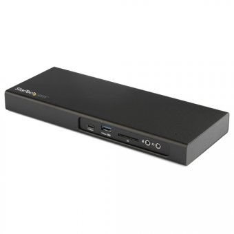 StarTech.com Dock Thunderbolt 3 à double affichage 4K 60 Hz - Slot pour lecteur de carte M.2 PCIe et de carte SD - 3x USB - PD 85 W - Station d'accueil - Thunderbolt 3 - DP, Thunderbolt - 1GbE - Conformité TAA - pour P/N: ARMBARDUO, ARMBARDUOV, ARMDUAL, A 