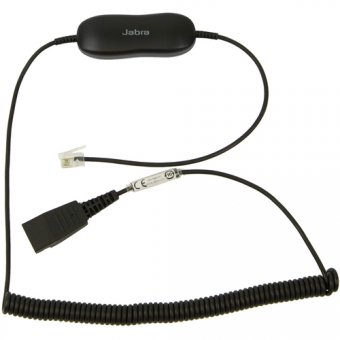 Jabra GN1216 - Câble pour casque micro - RJ-9 mâle pour Déconnexion rapide mâle - 2 m - pour Avaya one-X Deskphone Edition 96XX, Jabra GN 2000, GN1900, GN2000, BIZ 2400 3in1, GN2000 