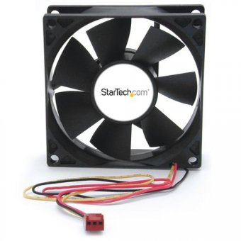StarTech.com Ventilateur PC à Double Roulement à Billes - Alimentation TX3 - 80 mm - kit de ventilation pour ordinateur 