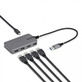 StarTech.com - Concentrateur (hub) - 4 x USB 3.2 Gen 1 + 1 x USB-C + 1 x USB-A 3.2 Gen 1 - de bureau 