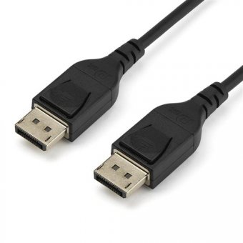 StarTech Câble vidéo DisplayPort 1.4 de 2 m - Certifié VESA (DP14MM2M) - Câble DisplayPort - DisplayPort (M) verrouillé pour DisplayPort (M) verrouillé - DisplayPort 1.4 - 2 m - support 8K - noir - pour P/N: CDP2DPHD, SV231QDPU34K, TB32DP14 