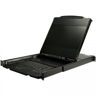 StarTech.com Console LCD de 17,3" 1080p HD à montage en rack 1U avec clavier américain - Interface VGA - Câble KVM inclus - Console KVM avec commutateur KVM - 1 ports - USB - 17.3" - rack-montable - 1920 x 1080 Full HD (1080p) @ 60 Hz - 250 cd/m² - 650:1 