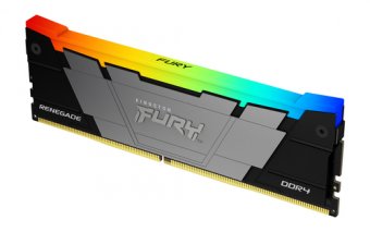 Kingston FURY Renegade RGB - DDR4 - module - 8 Go - DIMM 288 broches - 4000 MT/s / PC4-32000 - CL19 - 1.35 V - mémoire sans tampon - non ECC - noir 