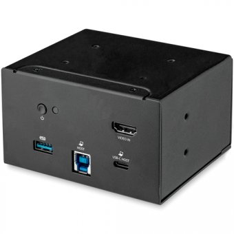 <p>Ajoutez des capacités de station d'accueil et de vidéoconférence à une salle de conférence, une salle de classe ou un espace de réunion. Ce module d'accueil pour ordinateur portable pour le boîtier de connectivité pour table de conférence StarTech.com 