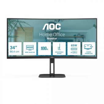 AOC Online Curved 34" CU34V5C/BK 