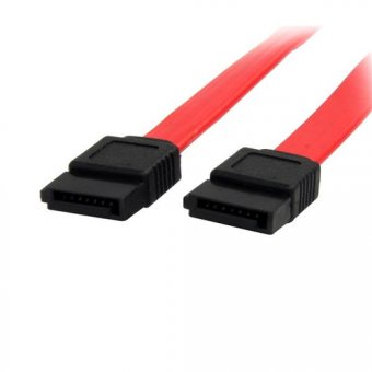 StarTech.com Câble SATA de 46 cm - Cordon Serial ATA en rouge - Câble SATA - SATA (F) pour SATA (F) - 45.8 cm - pour P/N: 10P6G-PCIE-SATA-CARD, 2P6G-PCIE-SATA-CARD, 4P6G-PCIE-SATA-CARD, 6P6G-PCIE-SATA-CARD 