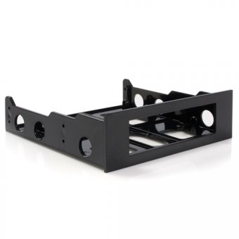 StarTech.com Adaptateur Support pour Disque Dur 3.5" dans un Emplacement Frontal 5.25" (BRACKETFDBK) - Adaptateur pour baie de stockage - noir - pour P/N: 25SATSAS35HD, 35FCREADBU3, 35SAT225S3R, HSB225S3R, S251BU31REM, SATBP125VP 