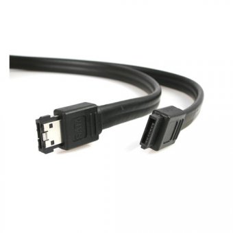 StarTech.com Cable eSATA vers SATA blinde de 1,8 m - Câble SATA vers eSATA - SATA (R) pour eSATA (R) - 1.8 m - noir - pour P/N: ESATAPNLFM1, PEXESAT322I, PEXUSB311A1E, S351BMU33ET, S351BMU33ETG, S3520BU33ER 