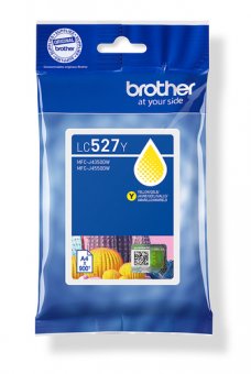 Brother LC527Y - Jaune - original - pack d'oreillers - cartouche d'encre - pour Brother MFC-J4350DW, MFC-J4550DW, MFC-J6760DW 