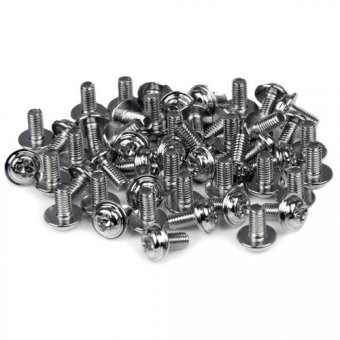 StarTech.com Vis de montage d'ordinateur à entretoise M3 x 6 mm - Kit de visserie - 6.3 mm (pack de 50) - pour P/N: PCSCREWKIT 