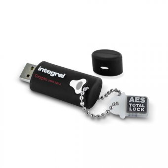 Integral Crypto - Clé USB - chiffré - FIPS 140-2 Level 2 - 8 Go - USB 3.0 