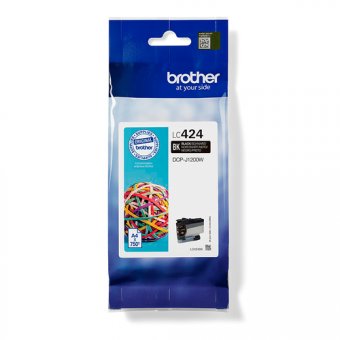 Brother LC424BK - Noir - original - cartouche d'encre - pour Brother DCP-J1200W 