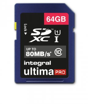 SDXC 64GB Class 10 UHS-I 80MB/s 