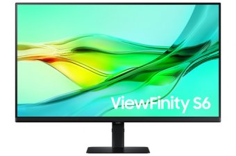 Samsung ViewFinity S6 S32D600UAU - S60UD Series - écran LED - USB - 32" - 2560 x 1440 QHD @ 100 Hz - IPS - 350 cd/m² - 1000:1 - HDR10 - 5 ms - HDMI, DisplayPort, USB-C - noir 