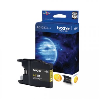 Brother LC1280XLY - Jaune - original - cartouche d'encre 