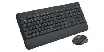 Logitech Signature MK650 Combo for Business - Ensemble clavier et souris - sans fil - Bluetooth LE - QWERTY - International US - graphite 