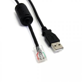 StarTech.com Cable USB vers ASI de 1,8 m AP9827 - Câble USB - USB (M) pour RJ-45 (10 broches) (M) - 1.8 m - noir 