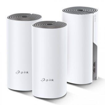 TP-Link Deco E4 - Système Wi-Fi - (3 routeurs) - maillage - Wi-Fi 5 - Bi-bande (pack de 3) 