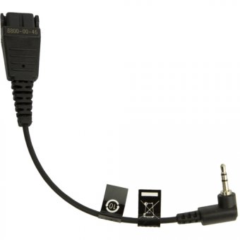Jabra - Câble pour casque micro - jack micro mâle pour Déconnexion rapide mâle 