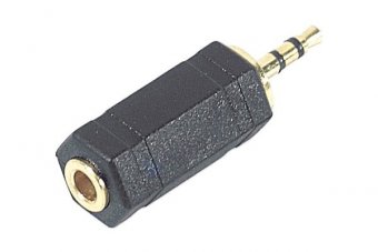 Adaptateur stéréo Jack 3.5 mm femelle / Jack 2.5 mm mâle 