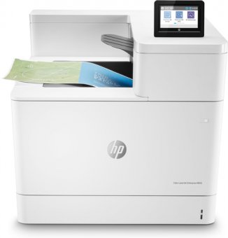 HP Color LaserJet Enterprise M856dn - Imprimante - couleur - Recto-verso - laser - A3/Ledger - 1200 x 1200 ppp - jusqu'à 56 ppm (mono) / jusqu'à 56 ppm (couleur) - capacité : 650 feuilles - USB 2.0, Gigabit LAN, hôte USB 2.0 