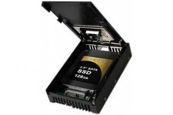 Convertisseur de DD et SSD 2.5" vers 3.5" à fermeture auto 