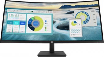 HP P34hc G4 WQHD USB-C Curved Monitor 