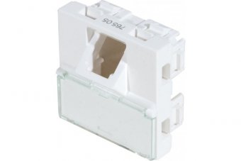 LEGRAND Plastron Mosaic 45x45 incliné 45° 1 port RJ45 CAT 6 STP 