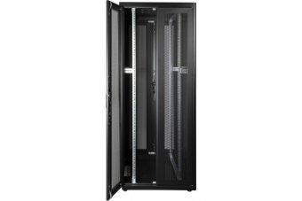 EKIVALAN Baie pro serveur 26U 800 x 1000 double ventil, double ventil. (noir) 