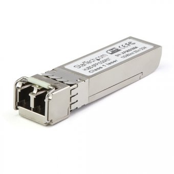 Le SFP10GSREMST est un module de transceiver SFP+ fibre optique compatible Dell EMC SFP-10G-SR qui a été conçu, programmé et testé pour fonctionner avec des commutateurs et des routeurs de marque Dell EMC. Il vous assure une connectivité de 10 GbE par câb 