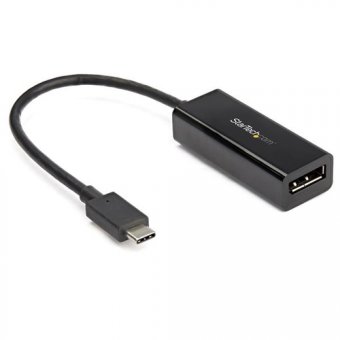 StarTech Adaptateur USB C vers DisplayPort, 8K/5K/4K USB Type C vers DP 1.4 Convertisseur vidéo en mode alternatif, HBR3/DSC/HDR, 8K 60Hz, Adaptateur d'affichage pour moniteur DisplayPort 1.4 compatible Thunderbolt 3 - Adaptateur 8K USB-C vers DP (CDP2DP1 