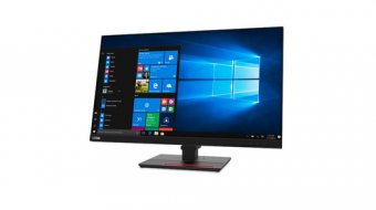 Lenovo ThinkVision T27q-20 - Écran LED - 27" - 2560 x 1440 WQHD @ 60 Hz - IPS - 350 cd/m² - 1000:1 - 4 ms - HDMI, DisplayPort - noir corbeau 