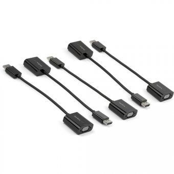 Ce lot de 5adaptateurs DisplayPort vers VGAvous permet de connecter votreordinateur équipé d"un portDisplayPortà unmoniteur ouà un vidéoprojecteur VGA et est disponible par lot pour plus d"efficacité.Optimisation de l"efficacitéConçu pour faciliter le 