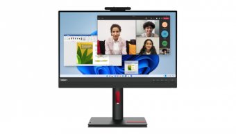 Lenovo ThinkCentre Tiny-in-One 24 Gen 5 - Écran LED - 24" (23.8" visualisable) - 1920 x 1080 Full HD (1080p) @ 60 Hz - IPS - 250 cd/m² - 1000:1 - 4 ms - HDMI, DisplayPort - haut-parleurs - noir corbeau 