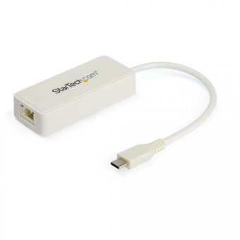 Cet adaptateur USB-C Ethernet vous connecte à un réseau Gigabit grâce au port USB-C ou Thunderbolt 3 de votre ordinateur portable ou de votre ordinateur de bureau et il ajoute une connectivité pour un périphérique USB (Type-A) supplémentaire. C"est le co 
