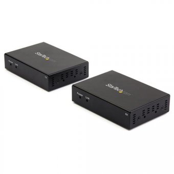 StarTech.com Prolongateur HDMI sur CAT6 - 4K 60 Hz - 100 m - HDMI Balun - Vidéo 4k sur CAT6 - Rallonge vidéo/audio/infrarouge - HDMI - plus de CAT 6 - jusqu'à 140 m 