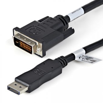 StarTech 10-Pack 6ft DisplayPort to DVI Cable, DisplayPort 1.2 to DVI-D Video Adapter Cable, 1080p, Passive DP++ to DVI Monitor Converter Cable, DP to DVI Digital Display, Male to Male - Passive DP 1.2 to DVI (DP2DVIMM6X10) - Câble adaptateur - DisplayPor 