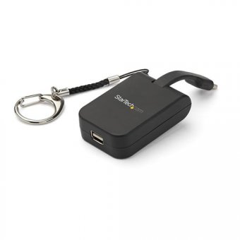 StarTech Adaptateur USB Type-C vers Mini DisplayPort - 8K 60Hz/4K - Câble incorporé (CDP2MDPFC) - Adaptateur vidéo - USB-C (M) pour Mini DisplayPort (F) - Displayport 1.2/Thunderbolt 3 - support 4K - noir 