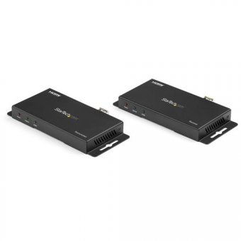 StarTech.com HDMI Over Fiber Extender - HDMI 2.0b - 7.1 Sound - 4K 60Hz - Rallonge vidéo/audio/infrarouge/réseau - HDMI - plus de fibre optique - fibre optique - jusqu'à 1 km 