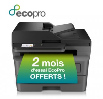 Brother DCP-L2660DW - Imprimante multifonctions - Noir et blanc - laser - A4/Legal (support) - jusqu'à 34 ppm (copie) - jusqu'à 34 ppm (impression) - 250 feuilles - USB 2.0, Wi-Fi(n), LAN 