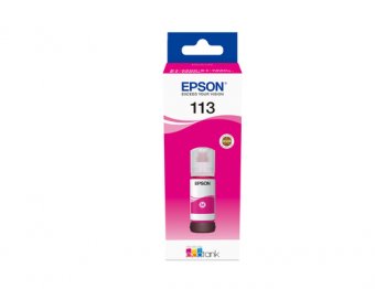 Epson EcoTank 113 - 70 ml - magenta - original - recharge d'encre - pour EcoTank ET-16150, 16650, 5150, 5170, 5800, 5850, 5880, EcoTank Pro ET-16680, 5150, 5170 