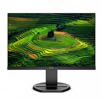 Philips B Line 230B8QJEB - Écran LED - 23" (22.5" visualisable) - 1920 x 1200 WUXGA @ 60 Hz - IPS - 250 cd/m² - 1000:1 - 5 ms - HDMI, DVI-D, VGA, DisplayPort - haut-parleurs - texture noire 