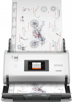 Epson WorkForce DS-32000 - Scanner de documents - Capteur d'images de contact (CIS) - Recto-verso - A3 - 600 dpi x 600 dpi - jusqu'à 90 ppm (mono) / jusqu'à 90 ppm (couleur) - Chargeur automatique de documents (120 feuilles) - jusqu'à 40000 pages par jour 