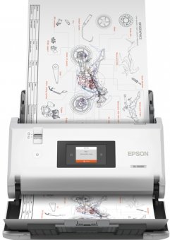 Epson WorkForce DS-30000 - Scanner de documents - Capteur d'images de contact (CIS) - Recto-verso - A3 - 600 dpi x 600 dpi - jusqu'à 70 ppm (mono) / jusqu'à 70 ppm (couleur) - Chargeur automatique de documents (120 feuilles) - jusqu'à 30000 pages par jour 