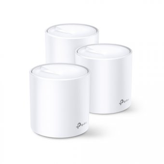TP-Link Deco X20 - Système Wi-Fi - (3 routeurs) 1GbE - Wi-Fi 6 - Bi-bande 